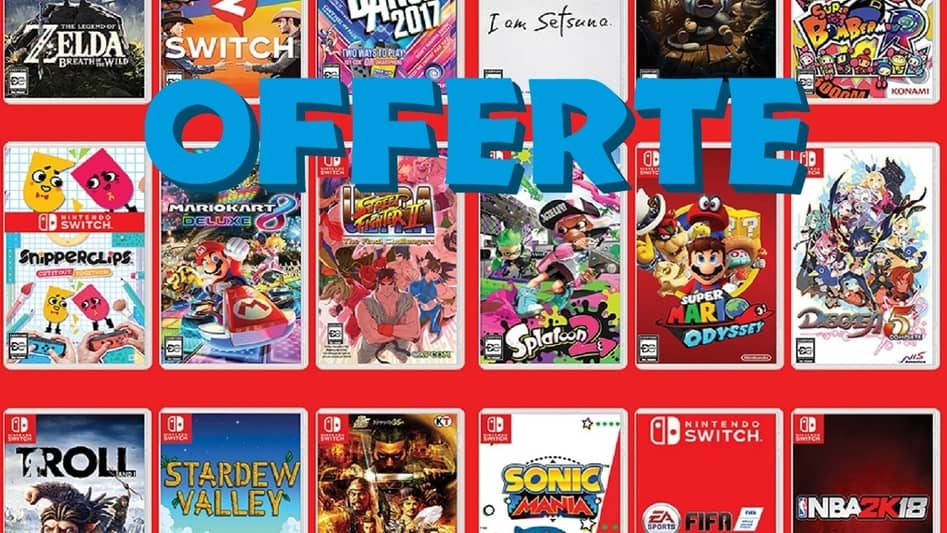 Tantissimi giochi per Nintendo Switch in offerta al Prime Day 2021