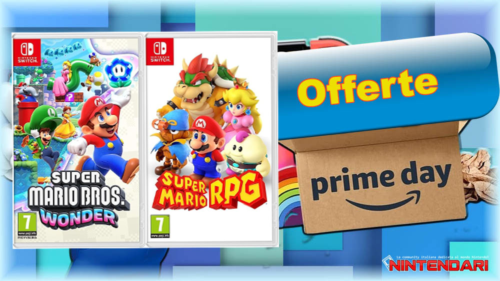 Ecco i giochi per Nintendo Switch in offerta su  Italia per il Prime  Day 2023! (inclusi Super Mario Bros. Wonder + Super Mario RPG) - Nintendari