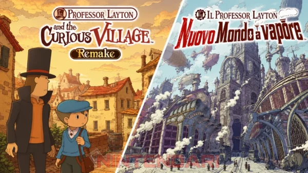 Il professor Layton e il Nuovo Mondo a vapore arriva il 10 dicembre 2026, Layton Paese dei Misteri Remake nel 2027