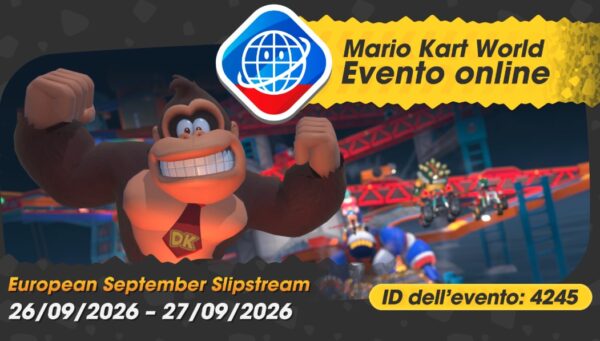 Partecipa al nuovo evento online europeo di Mario Kart World il 26 e 27 settembre!