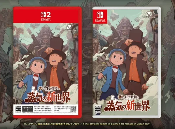 Video Gameplay per Il Professor Layton e il Nuovo Mondo a vapore: niente versione fisica fuori dal Giappone!