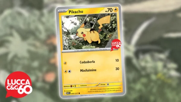 Ecco la carta promozionale Pokémon per i visitatori di Lucca Comics & Games 2026