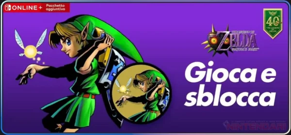Le icone di The Legend of Zelda: Majora’s Mask arrivano su Missioni & premi di Nintendo Switch Online
