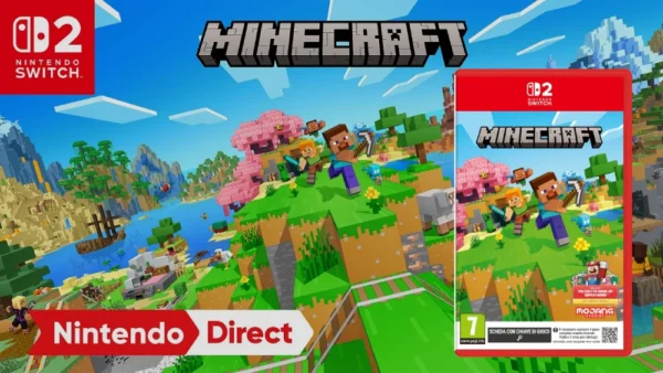 La versione fisica di Minecraft per Nintendo Switch 2 in preordine su Amazon Italia